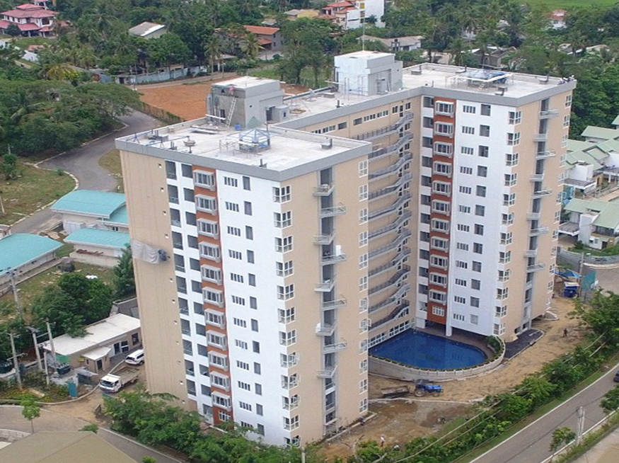 Construction of 12 storied residetial tower comprosing 94 apartments at Orchid Malabe