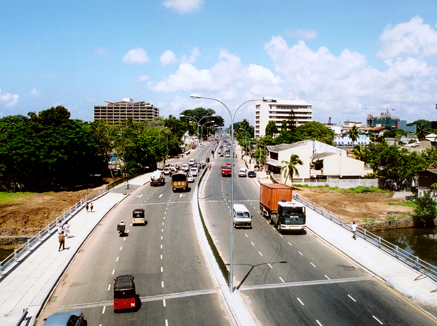 ADB Funded Baseline Road Project Phase II 6 Lane Asphalt Paved 4 Km Road Including 33 M Span Bridge