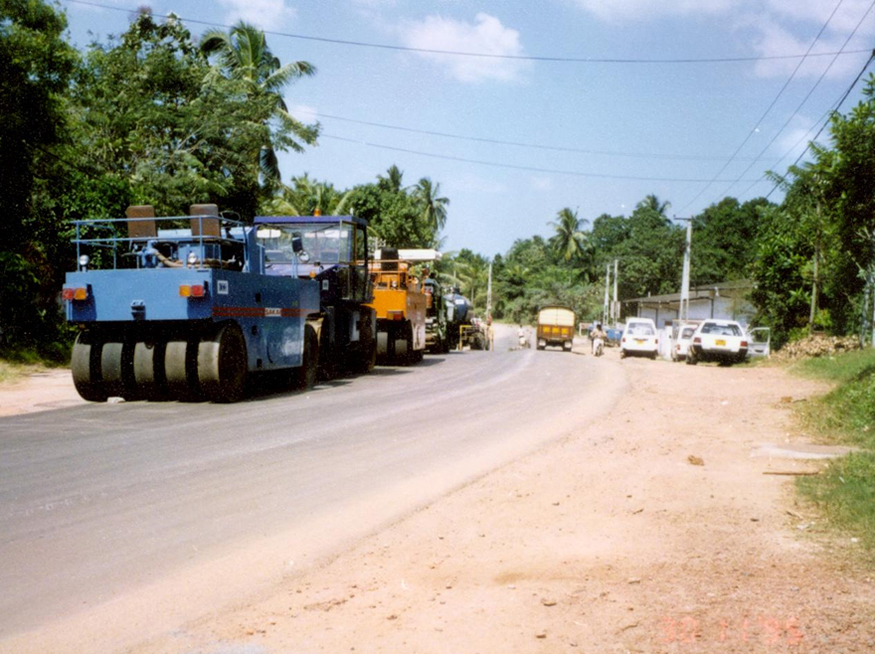 Construction of 50 ft. Span bridge No 1 and which consists of foundation abutments, wing walls And Approaches.