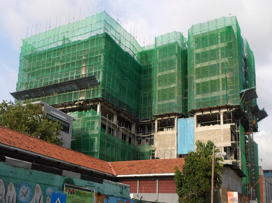 Construction of proposed apartment for A & D Property Developers