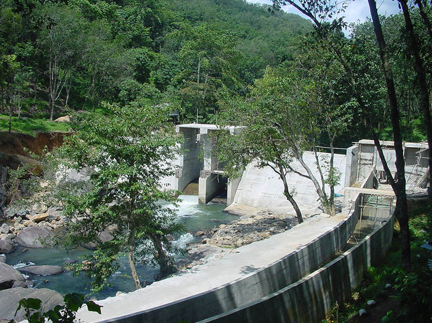 Construction of Weir & intake,and Forebay