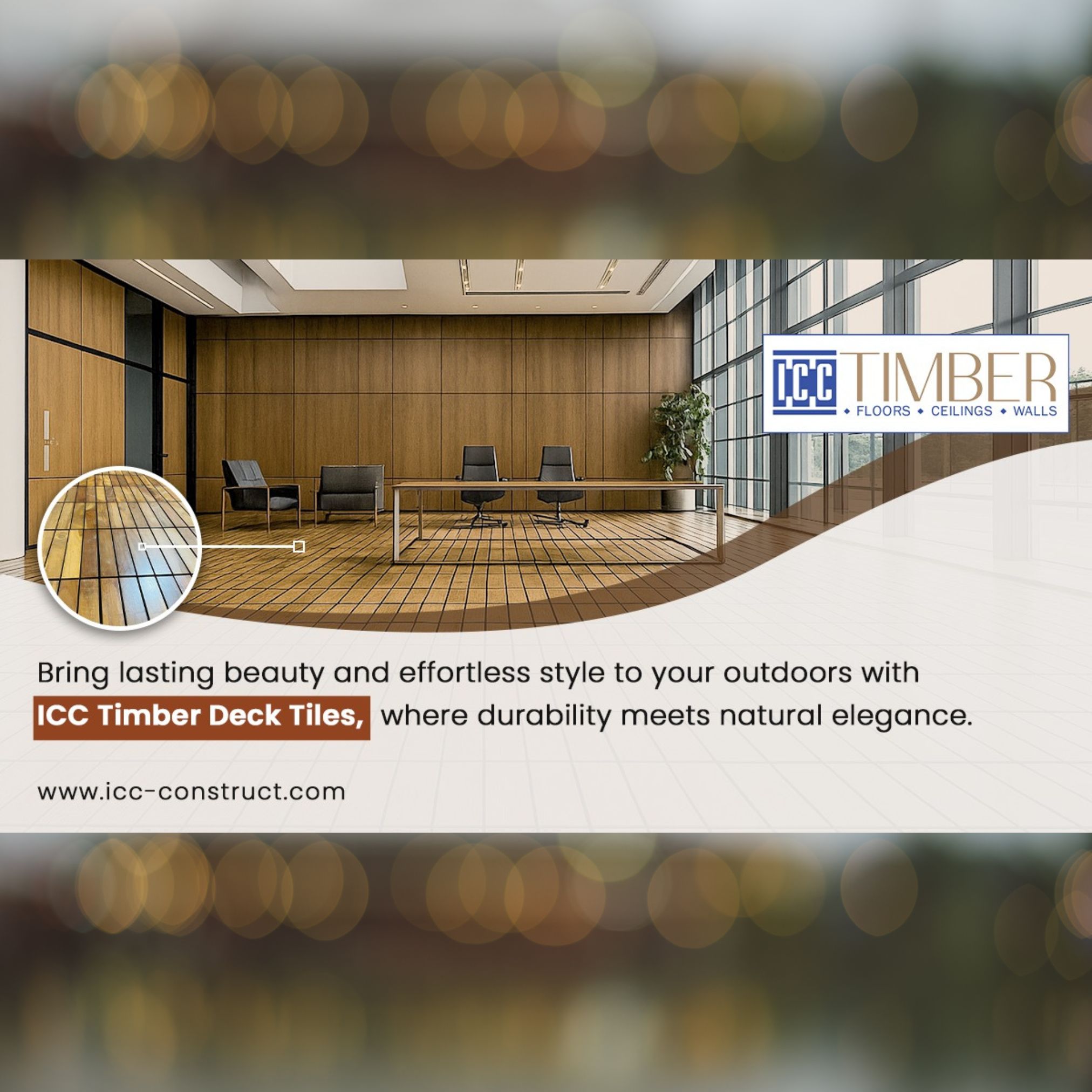 Elevate Your Space with ICC Timber Deck Tiles