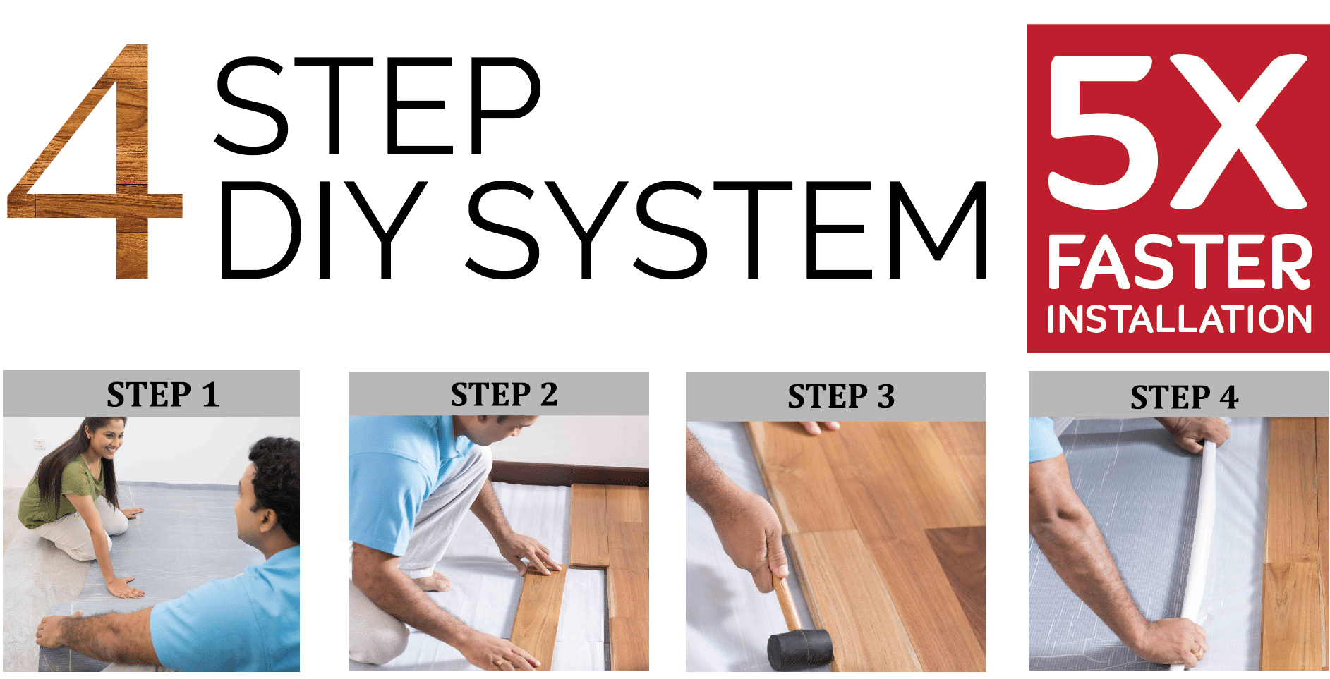 Timber DIY 4 steps