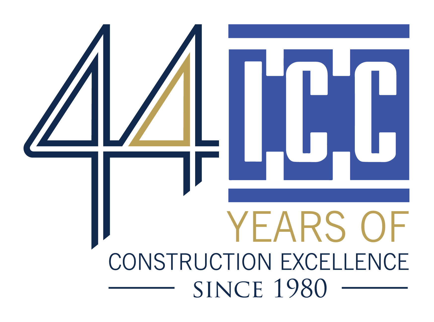 ICC 44 Years Logo